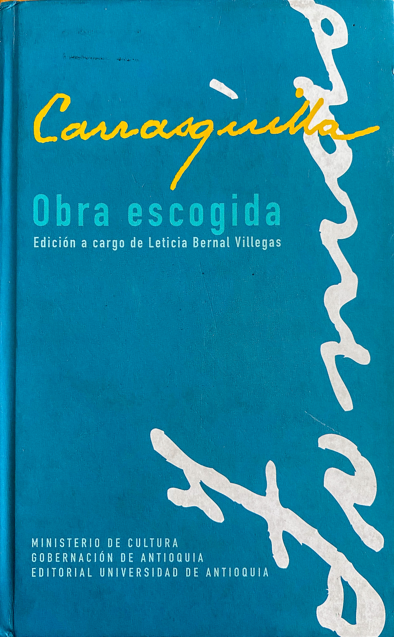 Obra escogida (Hardcover)