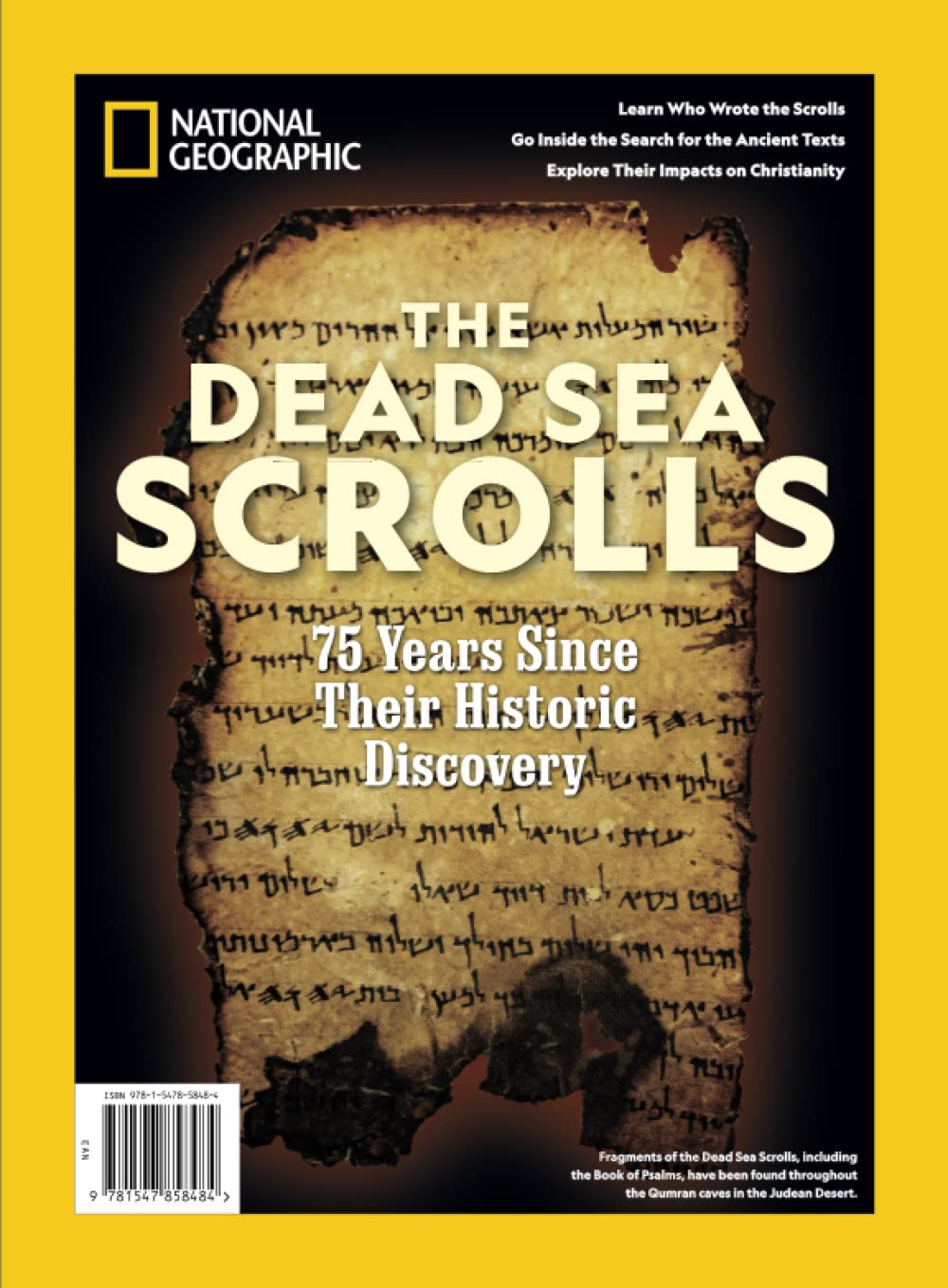 National Geographic The Dead Sea Scrolls 75 years since their discovery (Paperback)