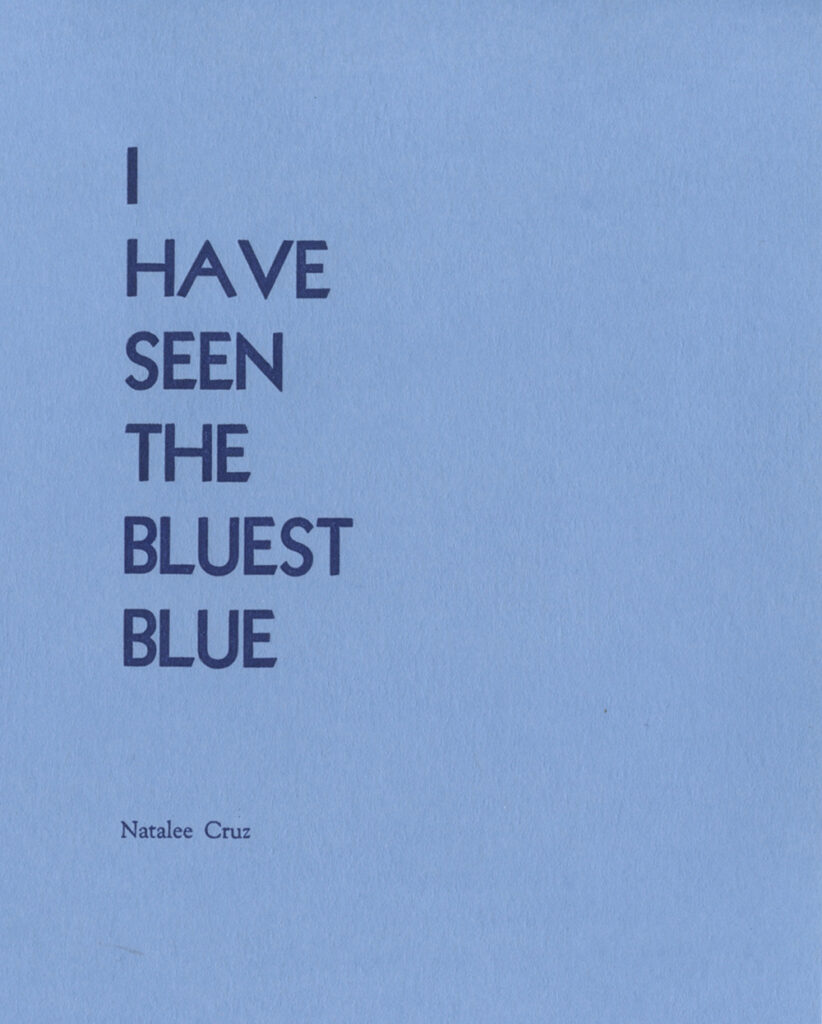 I Have Seen The Bluest Blue (Paperback)