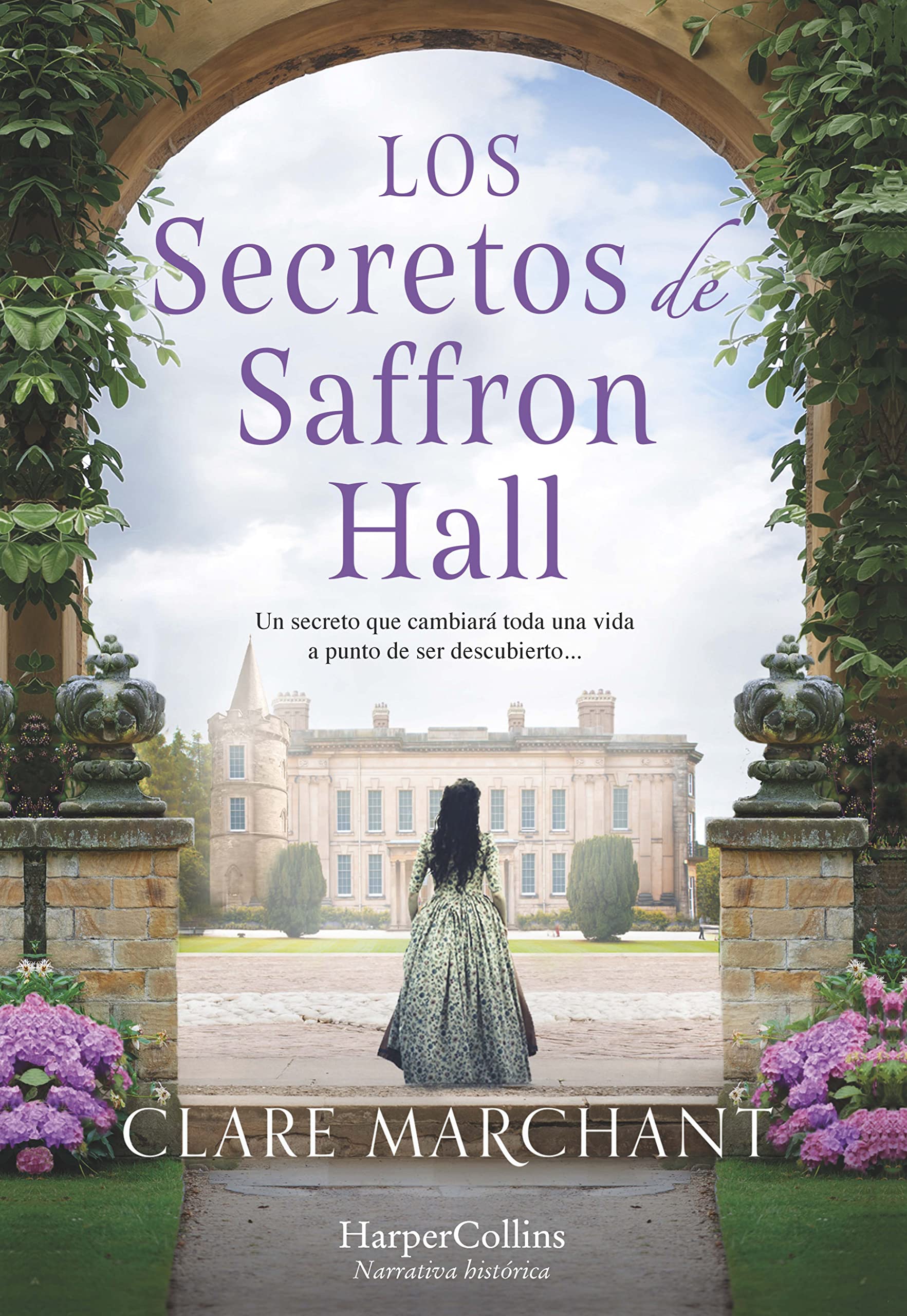Portada de Los secretos de Saffron Hall, de Clare Marchant