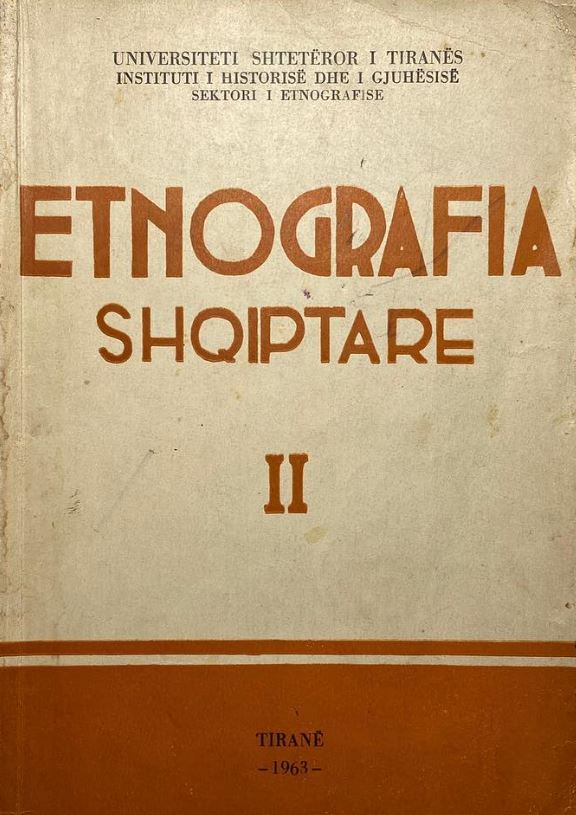 Etnografia Shqiptare II
