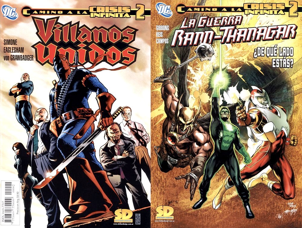 Camino a la Crisis Infinita #2: Villanos Unidos / La guerra Rann-Thanagar (Camino a la Crisis Infinita, #2)