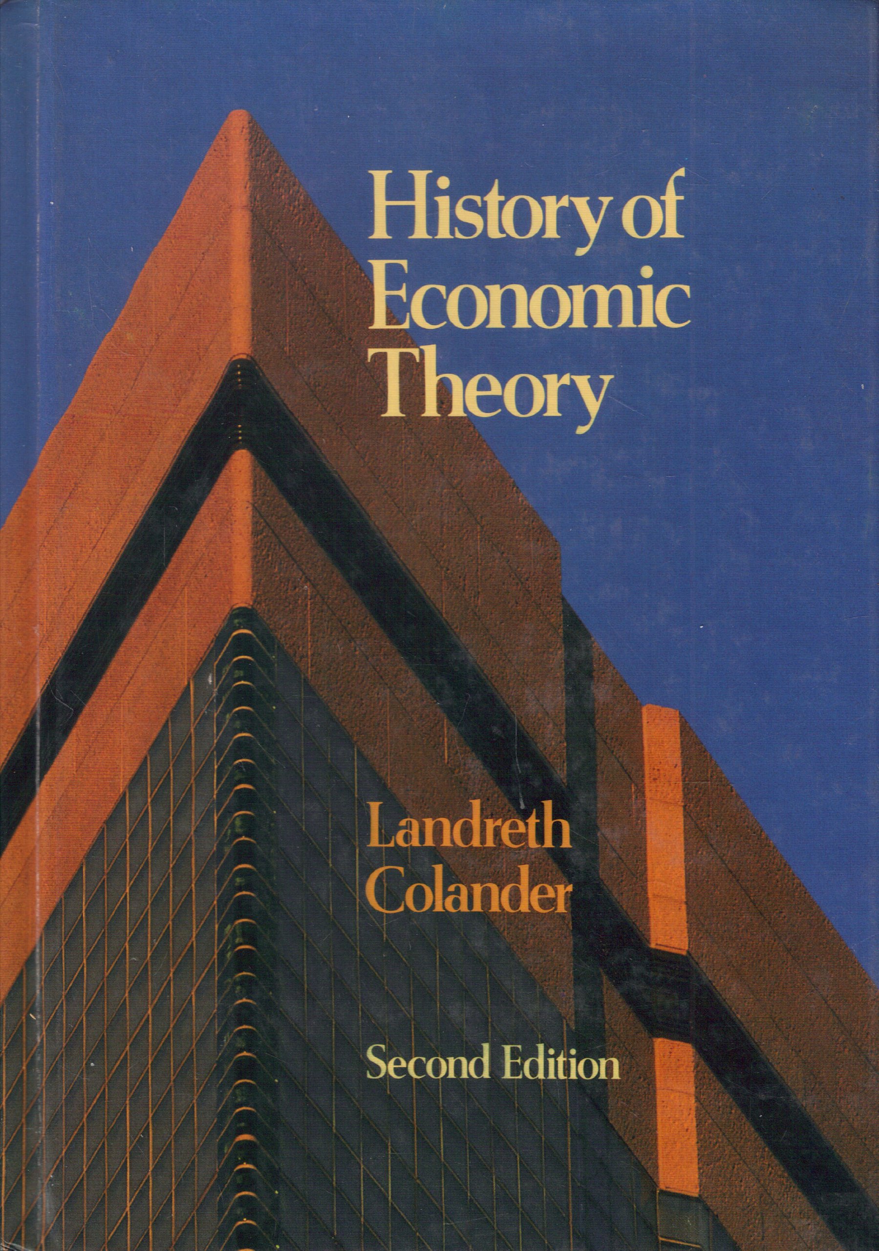 History of Economic Theory (Hardcover)