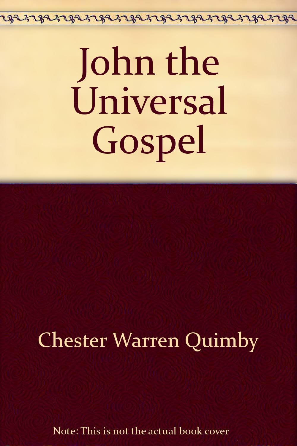 John The Universal Gospel (Hardcover)