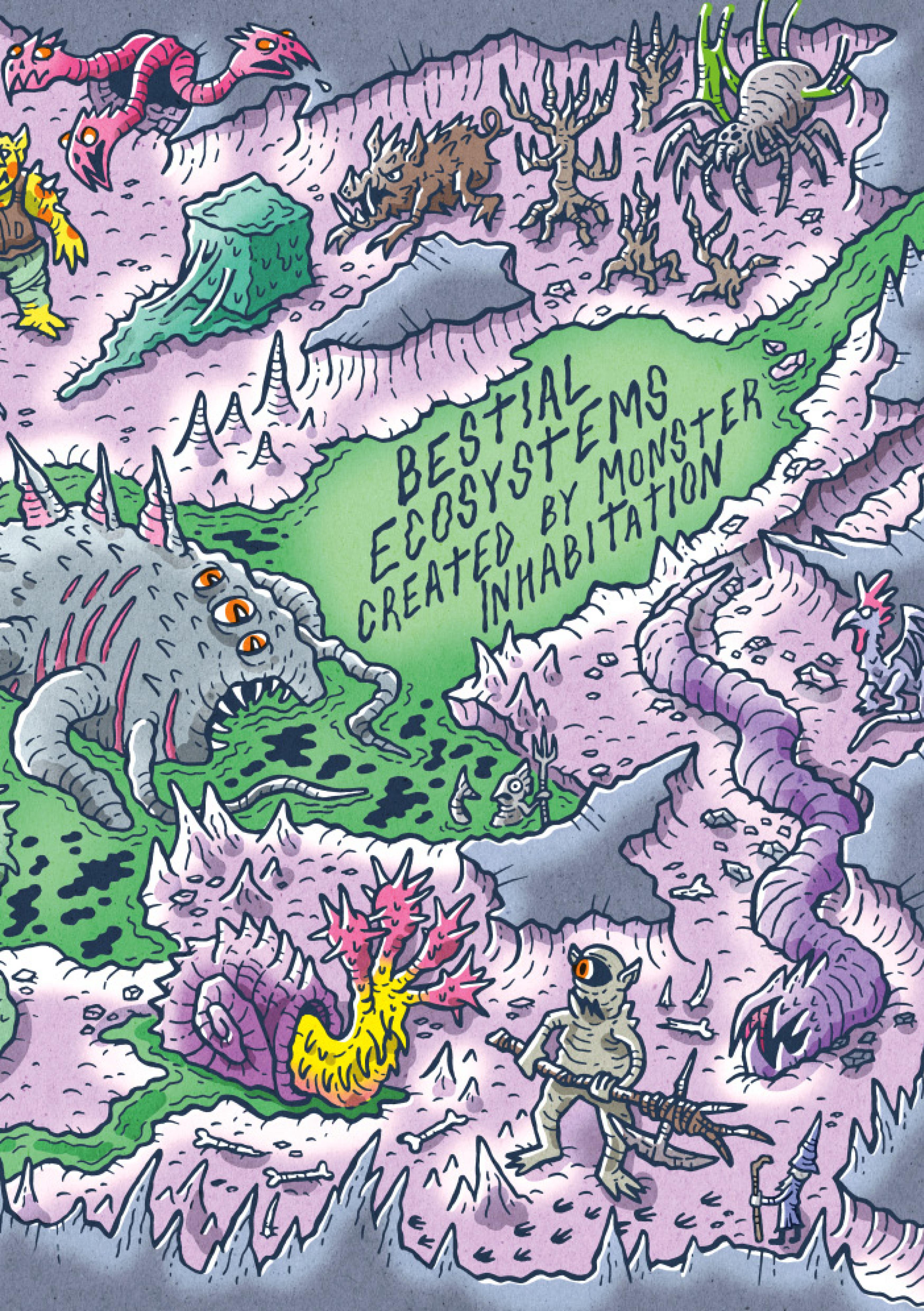 Bestial Ecosystems Created by Monstrous Inhabitation