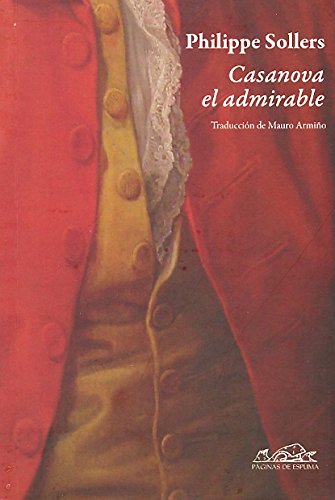 Portada de Casanova el admirable, de Philippe Sollers