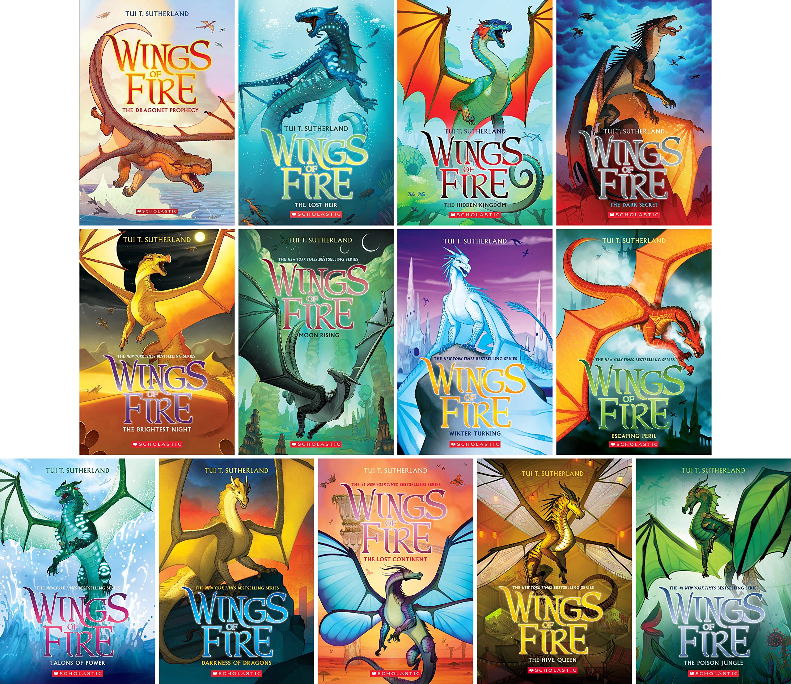 Wings of Fire Series Set (Books 1-14)