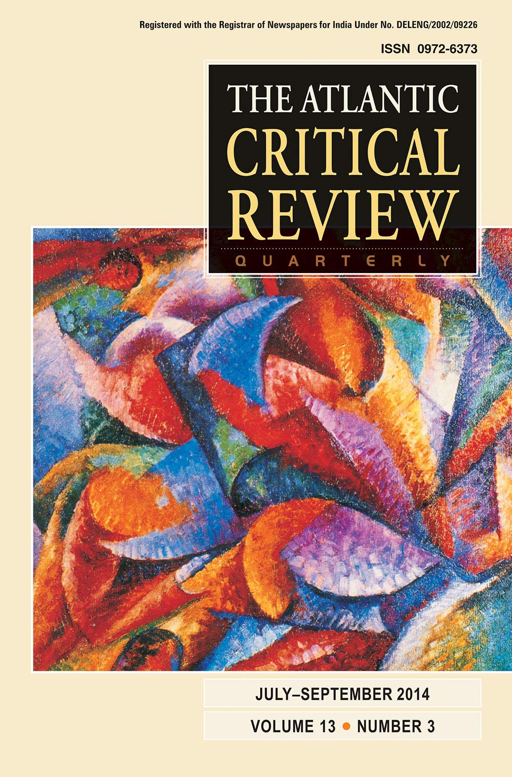 The Atlantic Critical Review Quarterly, July-September 2014 (PB)