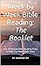 Week by Week Bible Reading:...