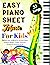 EASY PIANO SHEET MUSIC FOR ...