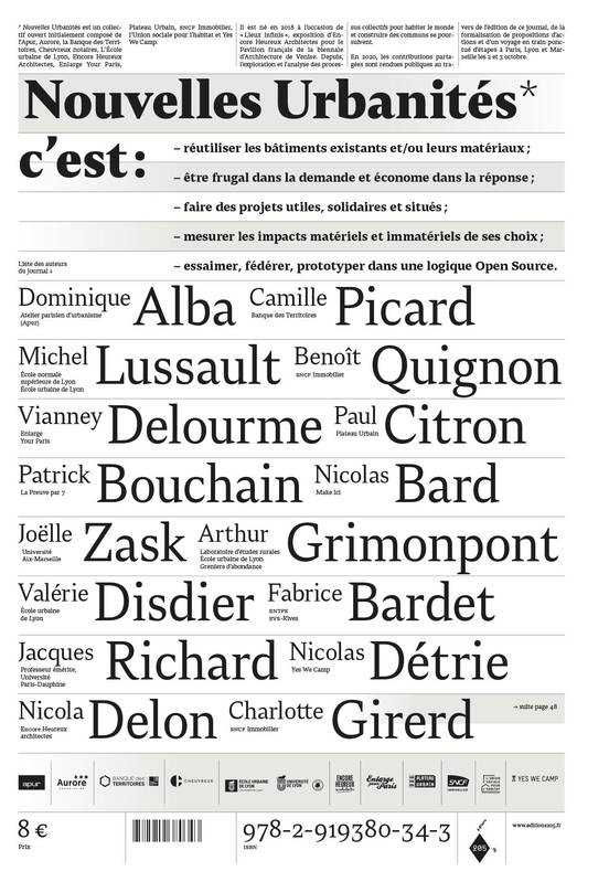 Nouvelles Urbanités (Paperback)