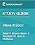 Study Guide: Make It Stick by Peter C. Brown, Henry L. Roediger III, Mark A. McDaniel (SuperSummary)