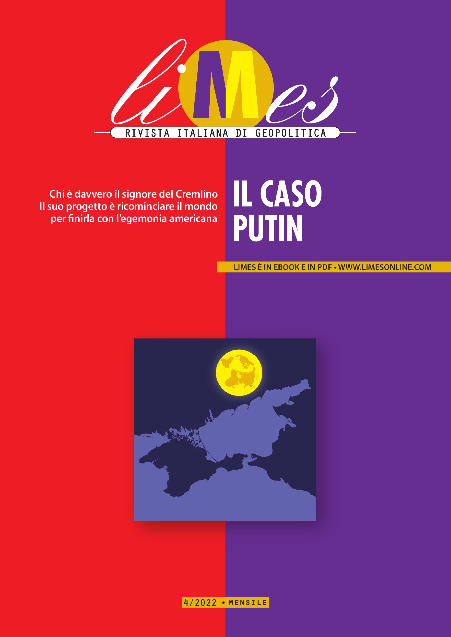 Limes Magazine, Volume 4, 2022: Il caso Putin (Paperback)