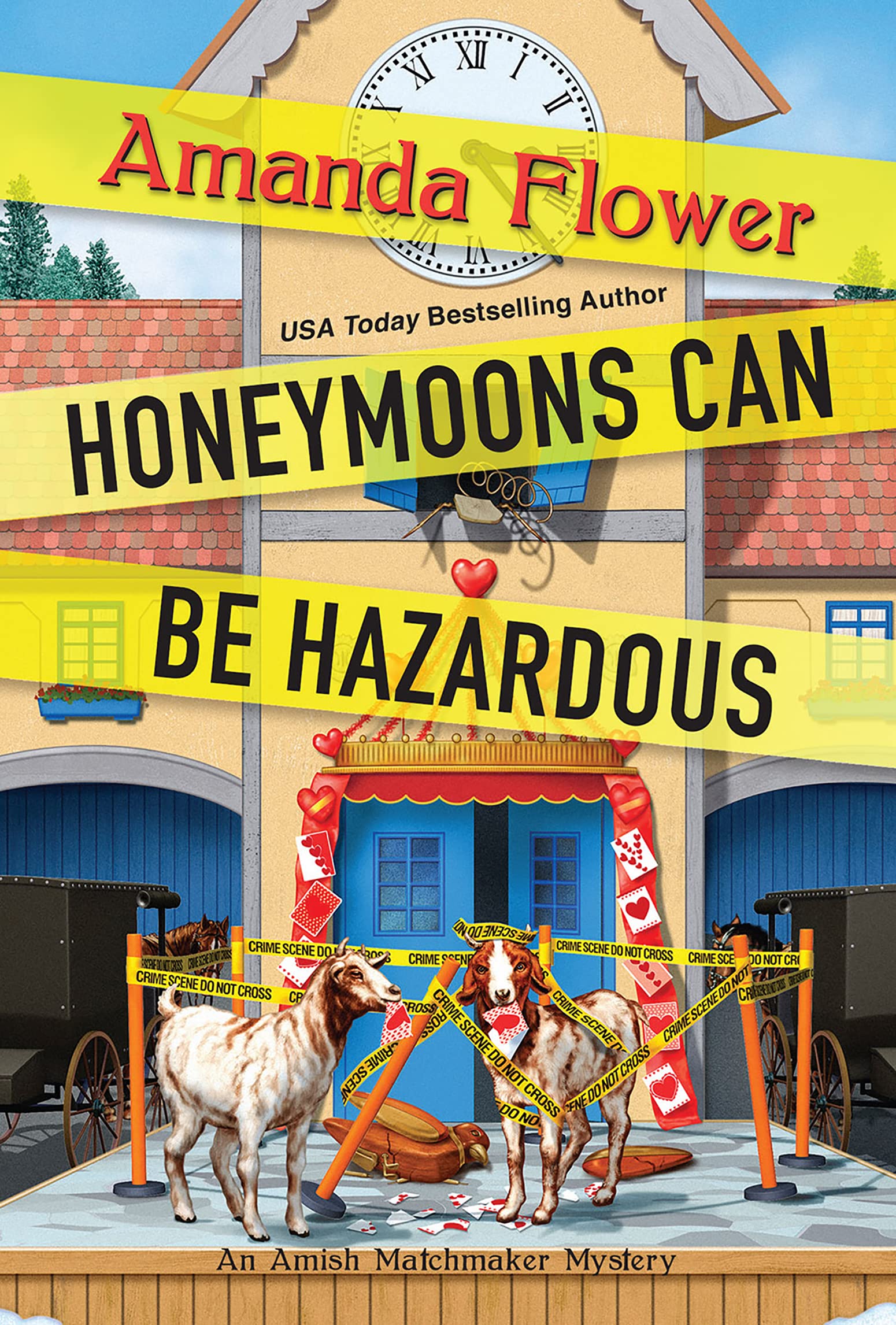 Honeymoons Can Be Hazardous (An Amish Matchmaker Mystery, #4)