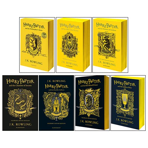 Grehge er Hufflepuff Edition Series 7 Books Collection Set By J.K. Rowling