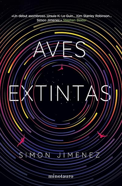 Portada de Aves extintas, de Simon Jimenez