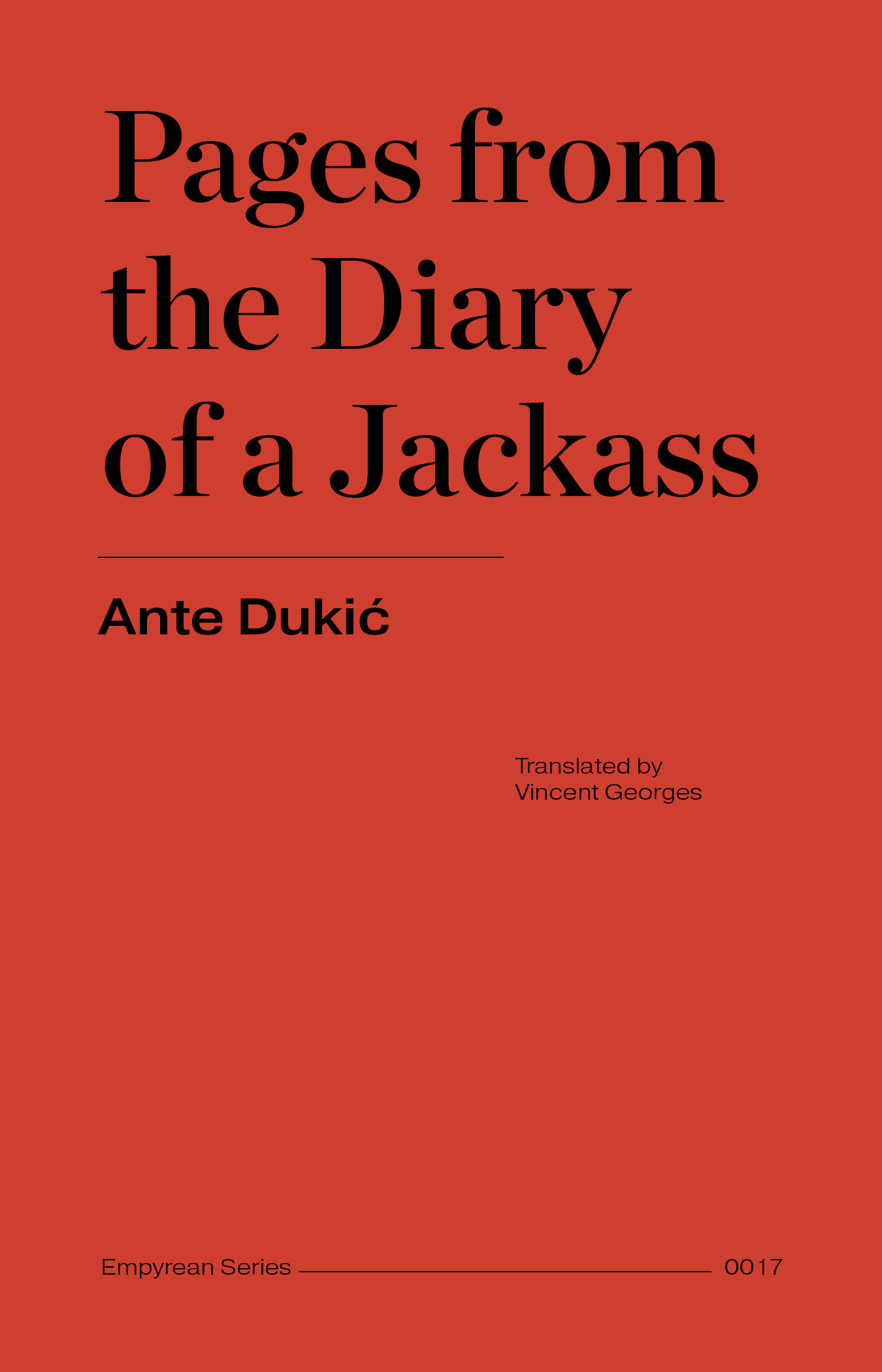 Pages from the Diary of a Jackass