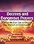 Decrees and Dangerous Praye...