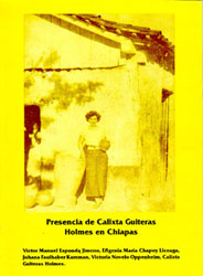 Presencia de Calixta Guiteras Holmes en Chiapas