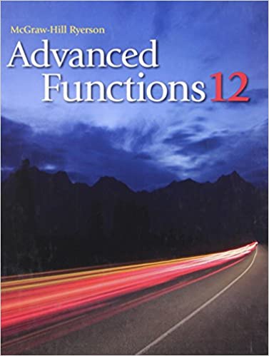 McGraw-Hill Ryerson: Advanced Functions 12