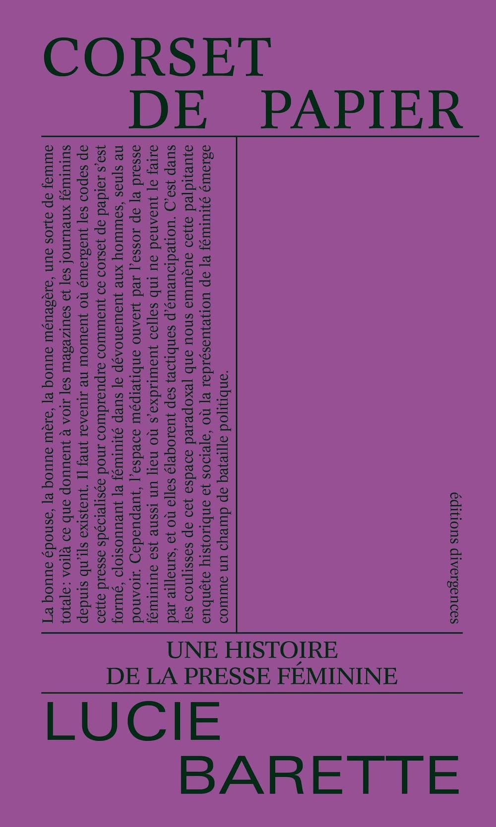 Corset de papier : Une histoire de la presse féminine (Paperback)