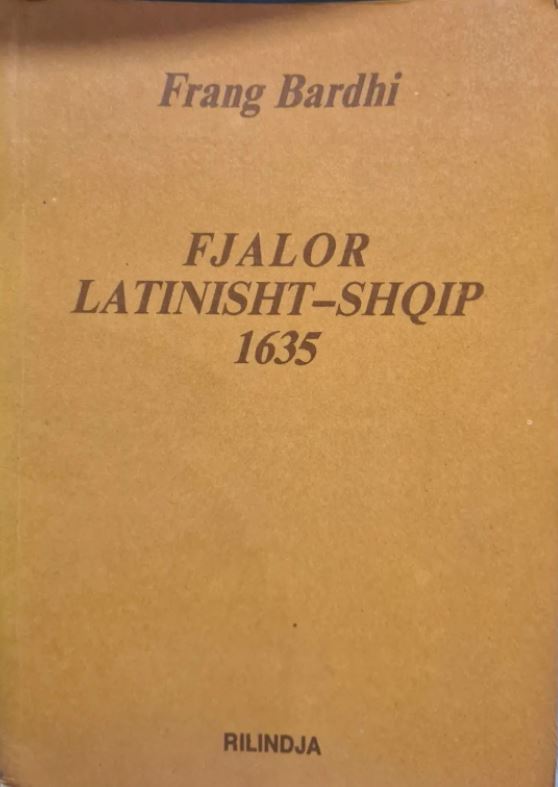 Fjalor latinisht-shqip : 1635