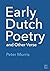 Early Dutch Poetry