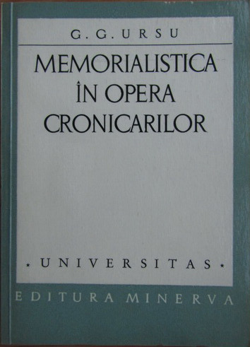 Memorialistica în opera cronicarilor