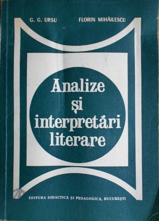 Analize și interpretări literare