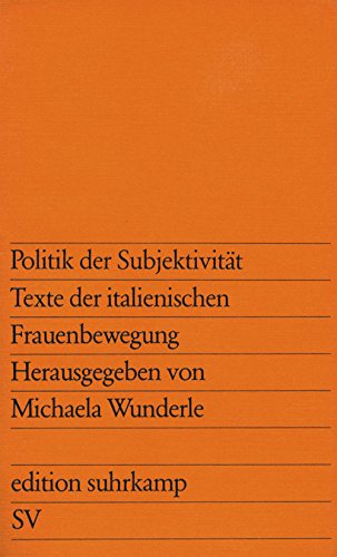 Politik der Subjektivität (Paperback)