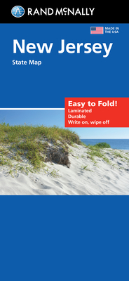 Rand McNally Easy to Fold: New Jersey State Laminated Map (Paperback)