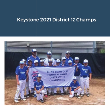 Keystone 10U 2021 District 12 Champs (Paperback)