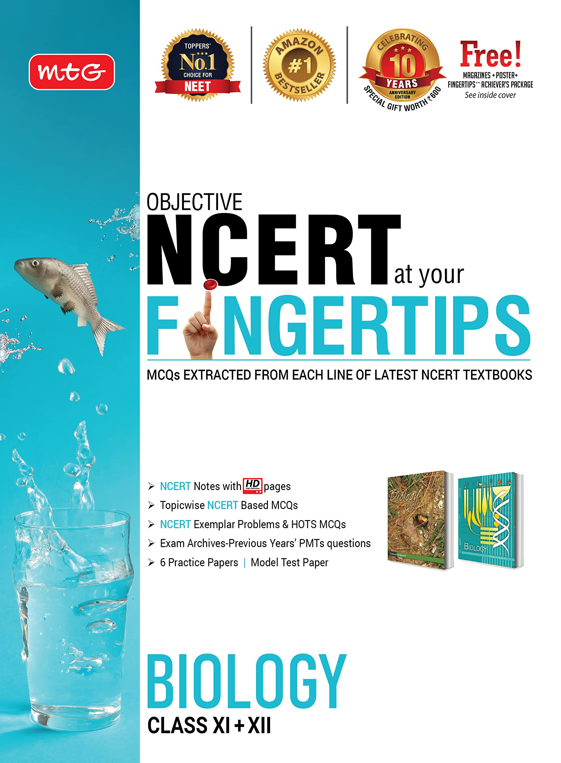 MTG Objective NCERT at your FINGERTIPS - Biology, Best NEET Books (Based on NCERT Pattern - Latest & Revised Edition 2022)