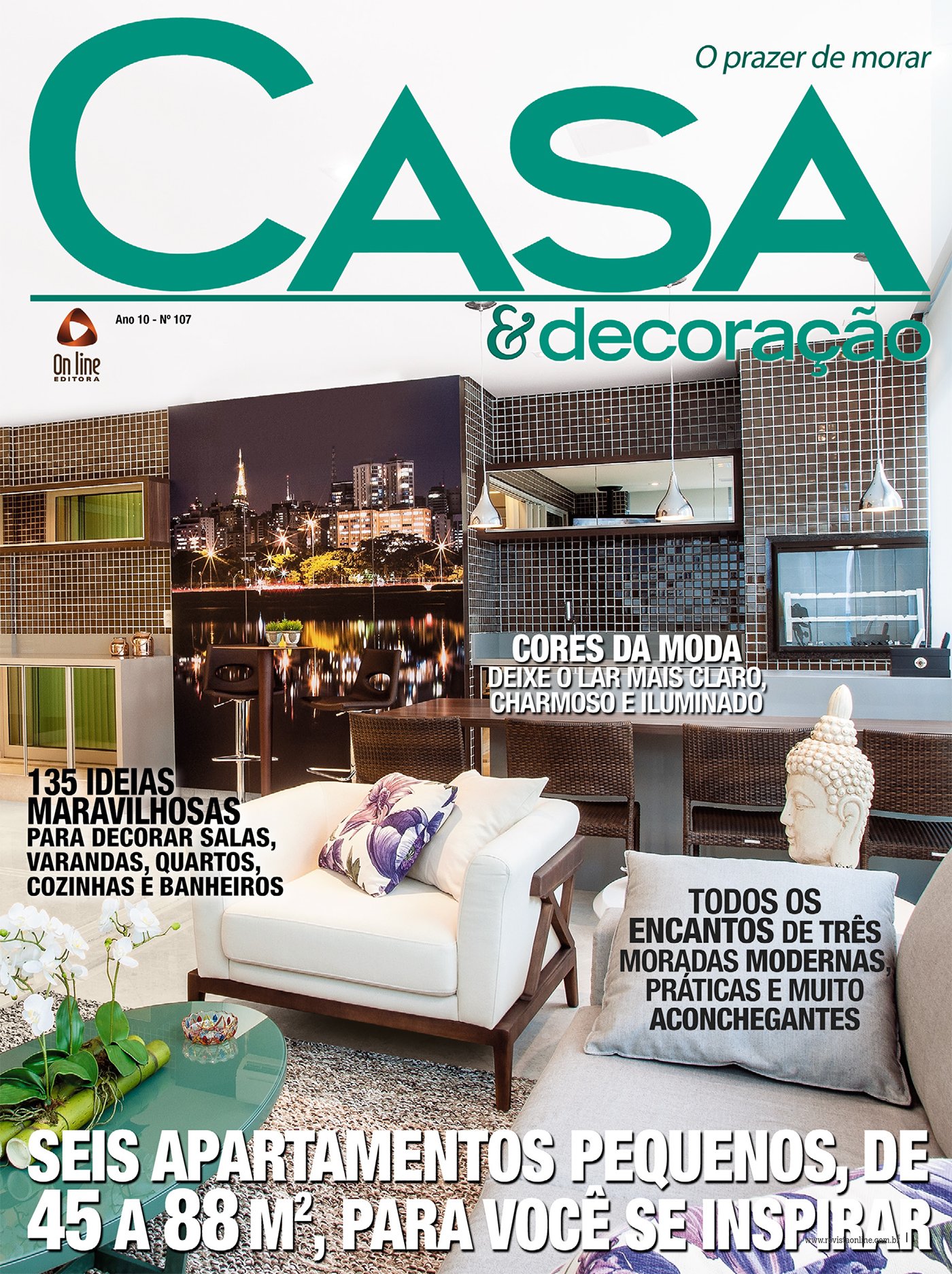 Casa & Deccoração: 107 (Casa & Decoração) (Portuguese Edition)