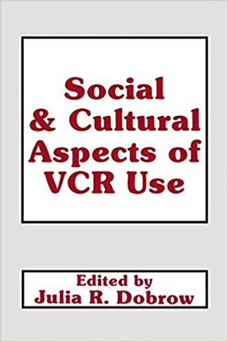 Social and Cultural Aspects of VCR Use (Communication)