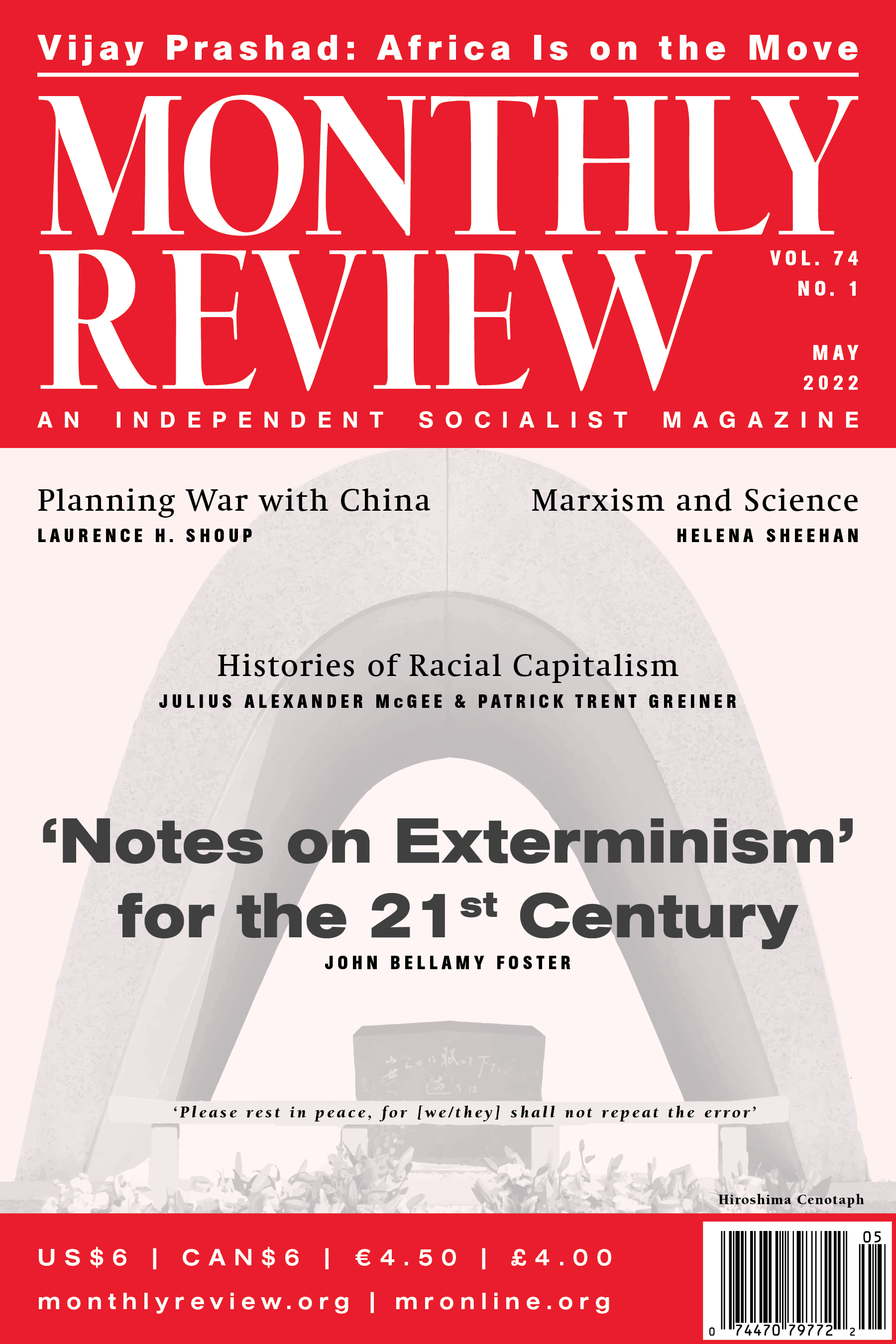 Monthly Review (Vol. 74, No. 1)
