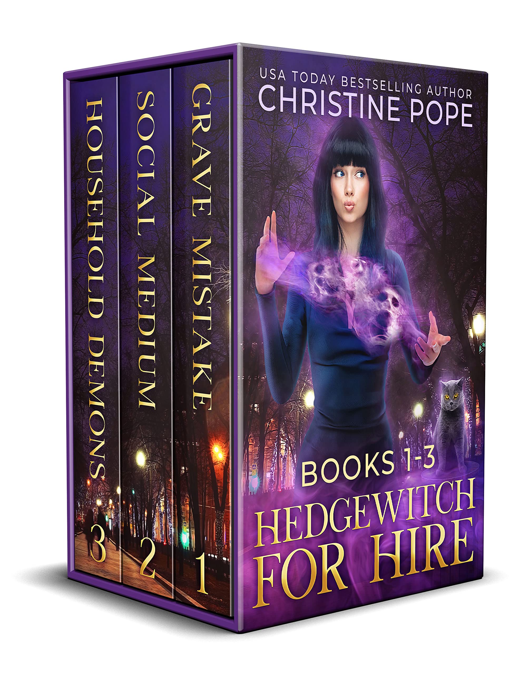 Hedgewitch for Hire, Books 1-3: Grave Mistake, Social Medium, and Household Demons (Kindle Edition)