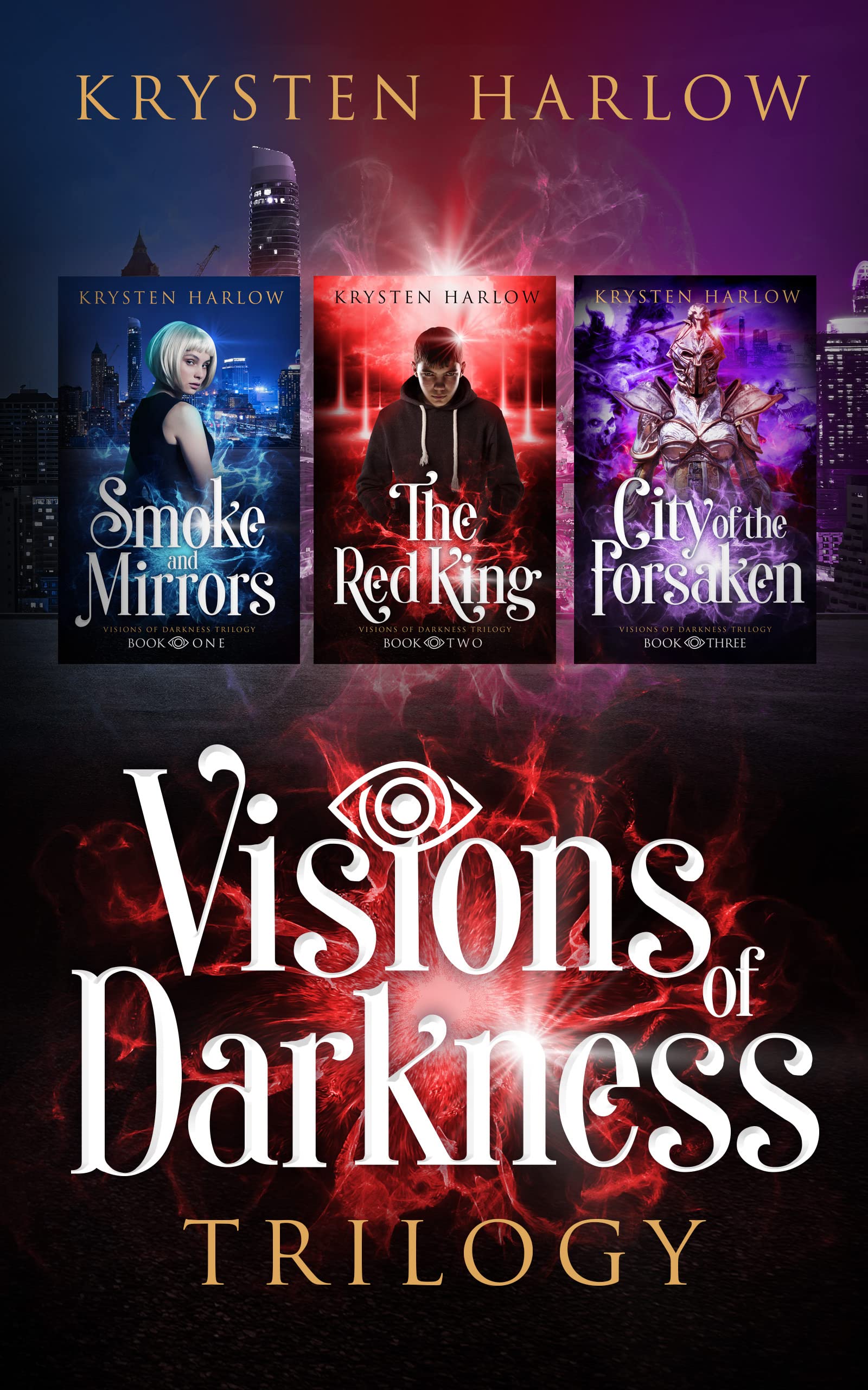 Visions Of Darkness Trilogy (Visions of Darkness, #1-3)