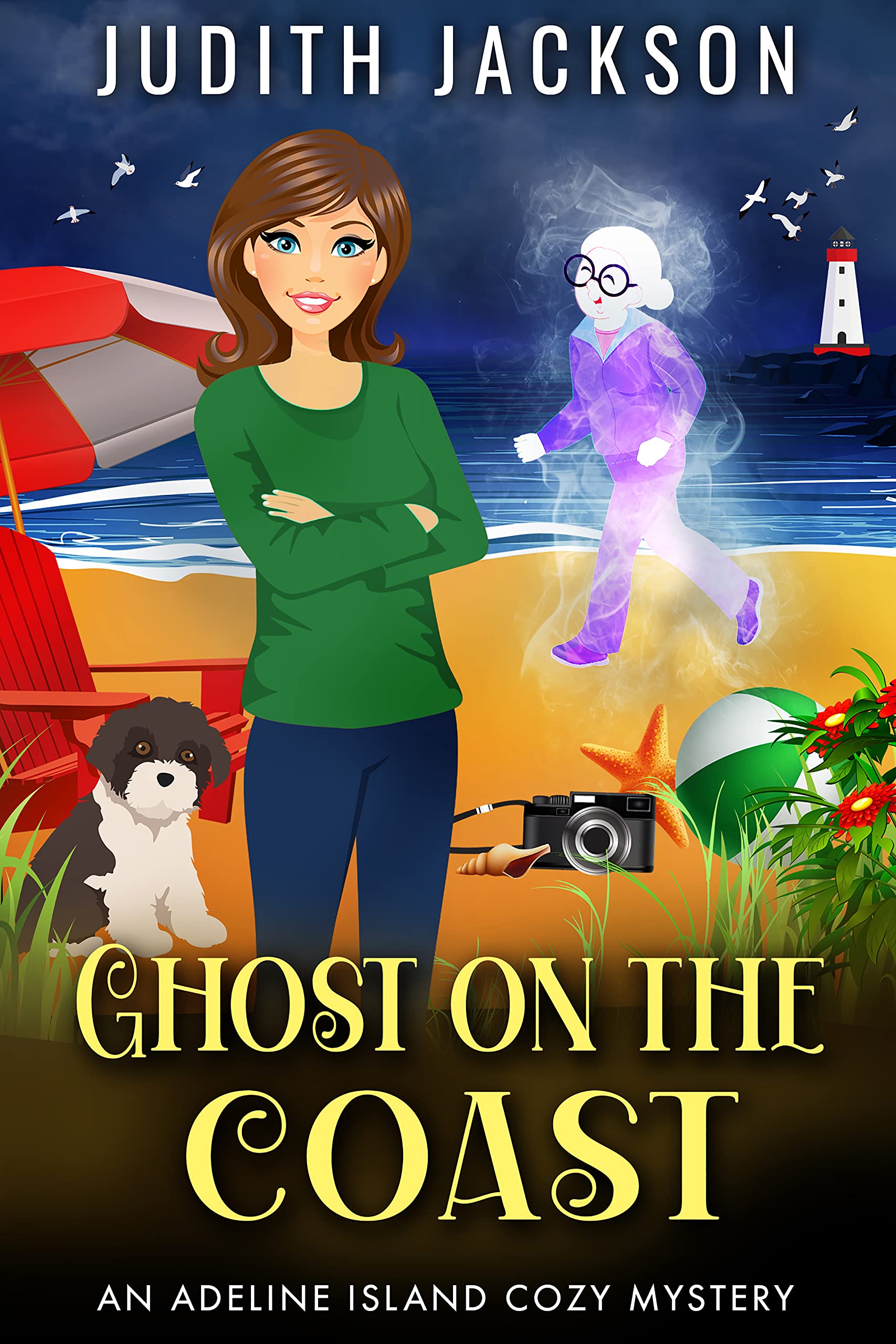 Ghost On The Coast (An Adeline Island Cozy Mystery, #1)