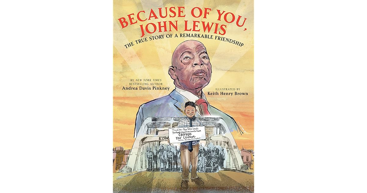 Because of You, John Lewis by Andrea Davis Pinkney