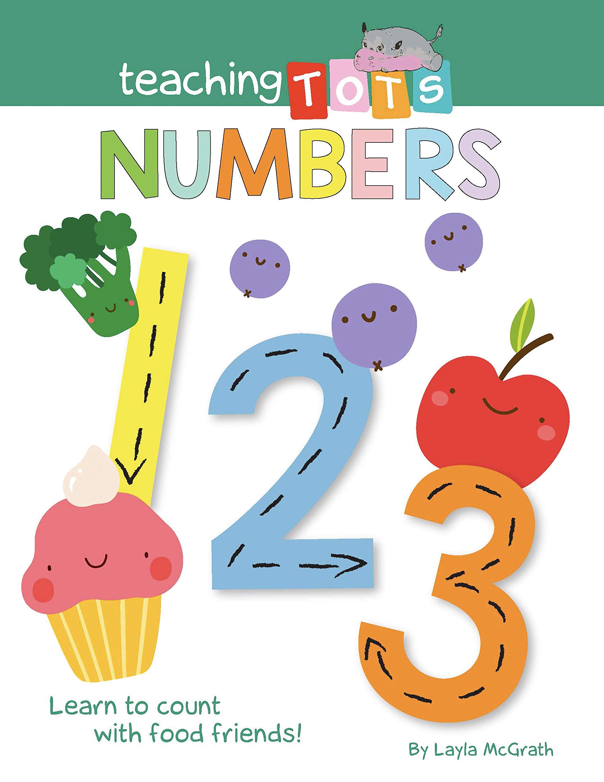 Teaching Tots Numbers - Children's Padded Board Book - Educational Title (Board book)