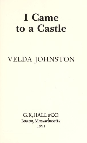 I Came to a Castle (G K Hall Large Print Book Series)