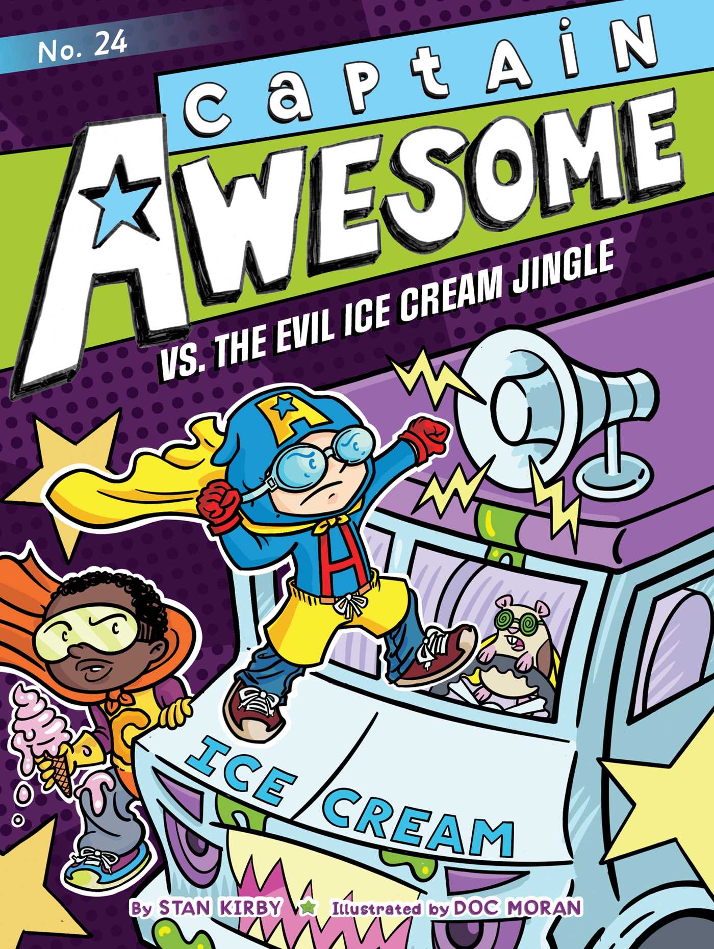 Captain Awesome vs. the Evil Ice Cream Jingle (Hardcover)