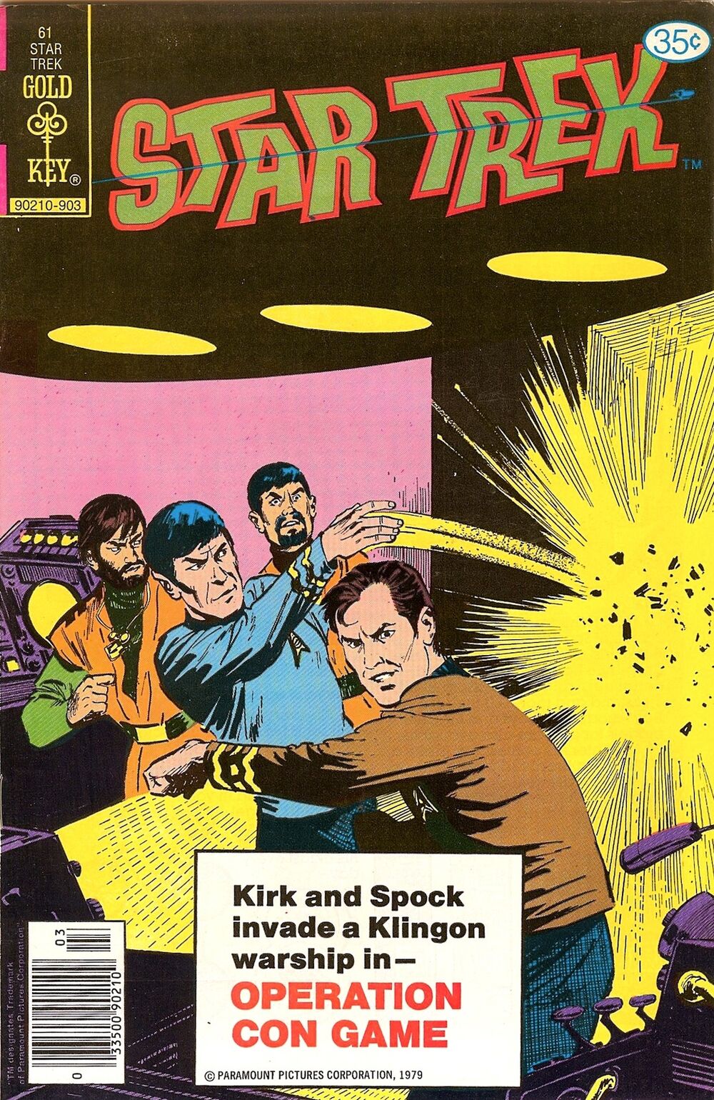 Operation Con Game (Star Trek Gold Key, #61)