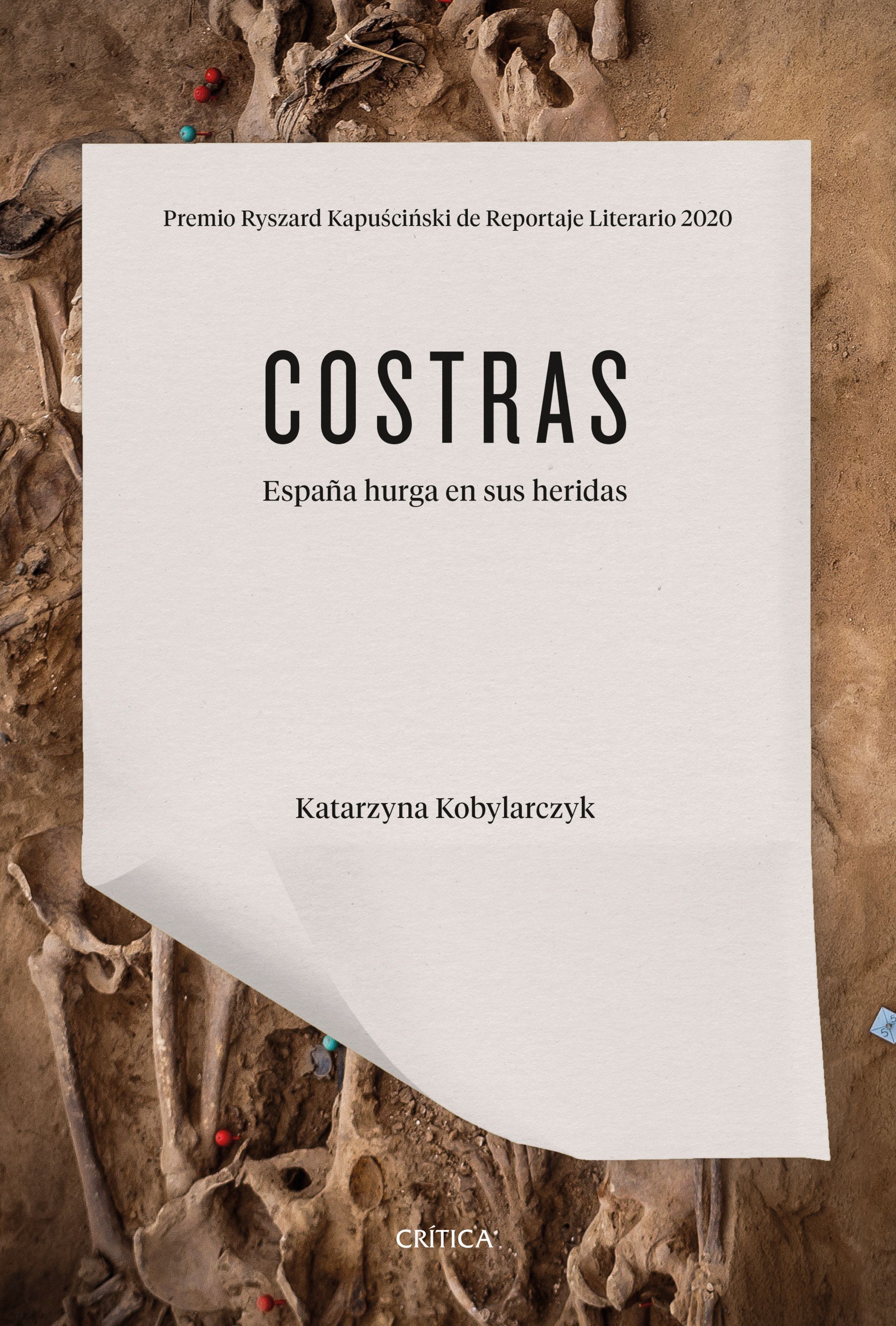 Portada de Costras: España hurga en sus heridas, de Katarzyna Kobylarczyk