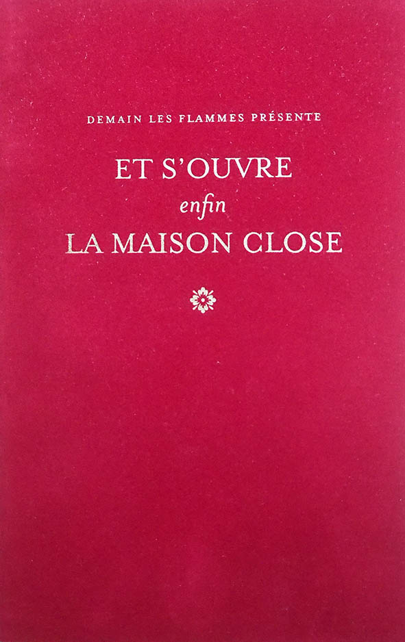 Et s’ouvre enfin la maison close (Paperback)