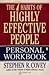 The 7 Habits of Highly Effective People Personal Workbook by Stephen R. Covey