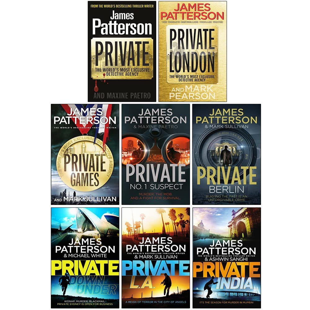 Private Series 1-8 Books Collection Set (Paperback)