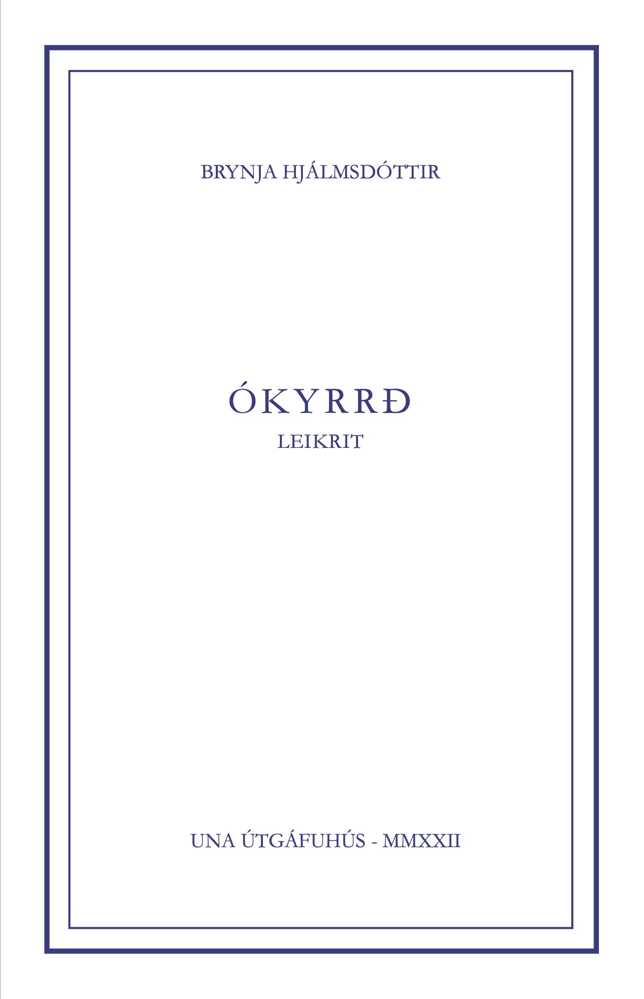 Ókyrrð (Paperback)