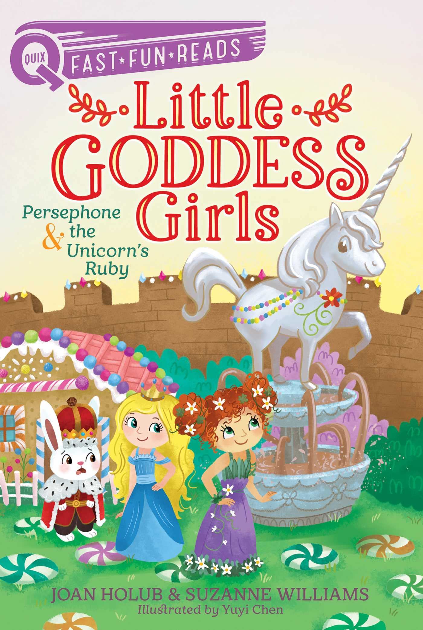 Persephone & the Unicorn's Ruby: A QUIX Book (Little Goddess Girls)